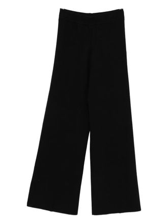 Twin-Set Pantaloni in maglia - Nero