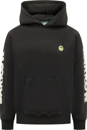 Barrow Black Logo Regular Hoodie