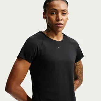 Nike Womens Universa Dri-FIT Short-Sleeve Top in Black | IO9960-010