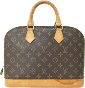 Louis Vuitton Pre-owned Handbags, female, Brown, Size: ONE SIZE Pre-owned Canvas Handbag