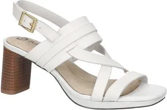 Bella Vita Desoto Slingback Sandal in White Leather at Nordstrom, Size 5.5