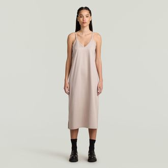 G-Star Slip Loose Jurk - Beige - Dames