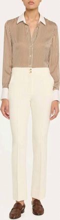 Veronica Beard Kean Pant In Off White