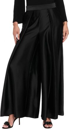 Maggy London Palazzo Wide Leg Pants In Black
