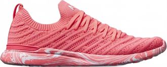 Athletic Propulsion Labs Womens Techloom Wave Athletic Sneakers In Fire Coral/marble