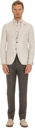 Tagliatore Silk-Linen-Cotton Montecarlo Jacket