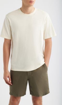 Nordstrom Slub Cotton Crewneck T-Shirt in Yellow Pale at Nordstrom, Size Xxx-Large
