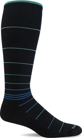 Sockwell Mens Circulator Sockwell Mens Circulator Compression Socks - Espresso, Medium/Large (pack of 1), Black Multi, Large/X-Large