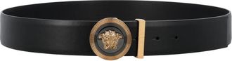 Versace Black Medusa Buckle Belt
