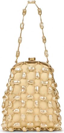 Cult Gaia Brielle Top Handle Bag in Tierra Pearl at Nordstrom
