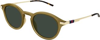 Gucci Sunglasses, male, Brown, 48 MM, Stylish Sunglasses