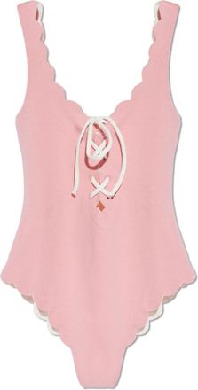 Marysia Swim Palm Springs Tie One-piece - Dames - Badpakken - Roze - S - Badmode