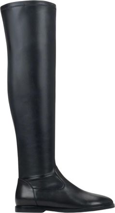 Estro & Luminara Schoenen, Dames, Zwart, 38 EU, Leer, Over-the-Knee Laarzen