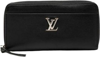 Louis Vuitton Pre-owned Vintage Lange Portemonnee (bi-fold) - Dames - Vintage Accessoires - Zwart - ONE Size - Leer - Vintage