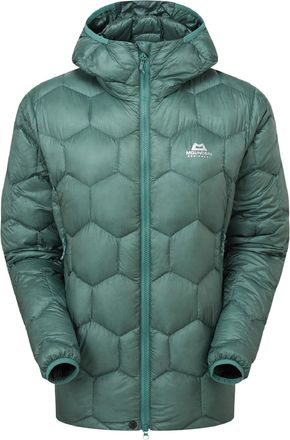 Mountain Equipment Womens Xenith Hooded Down Jacket Green XS