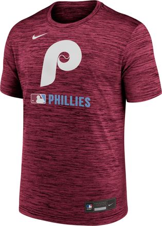 Nike Philadelphia Phillies Authentic Collection Velocity Nike Mens Dri-FIT MLB T-Shirt in Red | 02ER69XPP-YGE