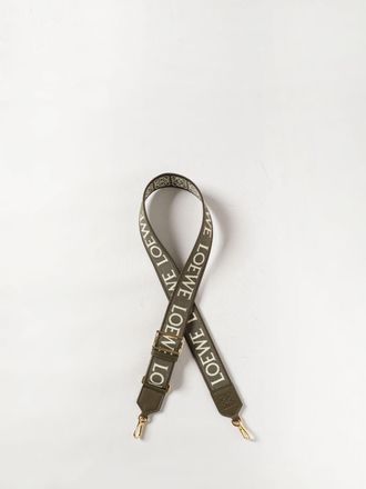 Loewe Tracolla Anagram in canvas di cotone con logo jacquard e pelle