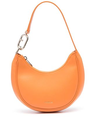 Furla Primavera leren schoudertas - Oranje