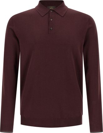 Zanone Virgin Wool Polo Shirt