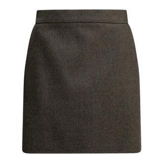 Max Mara Falda Mxs Acinoso - Skirts - Mujer - Gris - S