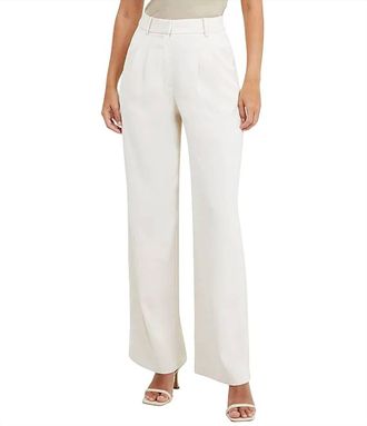 French Connection Harrie Suiting Trouser In White