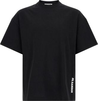Jil Sander T-Shirts - Heren - T-shirts - Zwart - M - Katoen - Tops