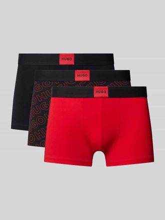 HUGO BOSS Pant & Trunk aus Baumwoll-Mix Modell TRUNK TRP GALAXY DES im 3er-Pack in Rot, Gr&ouml;&szlig;e XXL