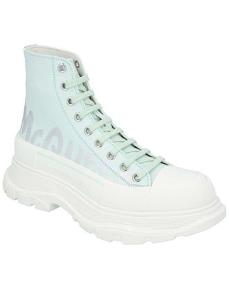 Alexander McQueen Alexander Mcqueen Mens Calfskin Tread Slick Boot, Never Worn (Authentic Pre- Loved)