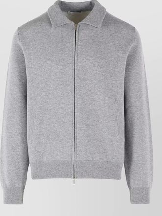 Lardini wool double-knit bomber jacket