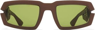 Mykita Incheon Md37 Zonnebril - Dames - Accessoires - Bruin - Maat: ONE Size Zijde