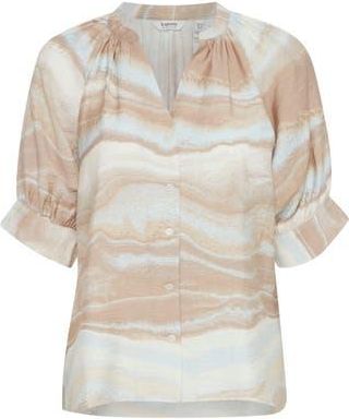 b.young Ihamma Top in Cement Marble Mix at Nordstrom Rack, Size 10 Us / 42 Eu