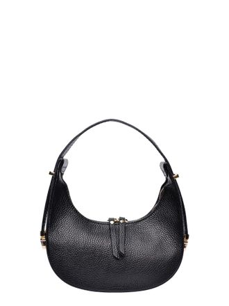 Isabella Rhea Zwart Rundleer Tas