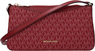 Michael Kors Red Fabric Crossbody Womens Bag