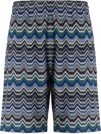 Missoni Bermuda con motivo chevron - Blu