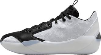 Nike Air Jordan XXXIX Croix Basketball Shoes (FQ0213-100, White/Black/Dark Powder Blue), White/Black/Dark Powder Blue, 6.5 UK