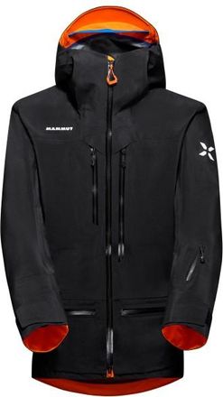 Mammut Eiger Free Pro HS Hooded Jacket Regenjacke f&uuml;r Herren | schwarz