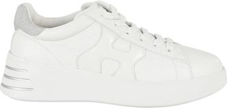 Hogan Stijlvolle Sneakers met Veters - Dames - Sneakers - Wit - 39 EU - Leer - Schoenen