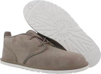 UGG Mens Maksim Chukka Suede Fur Lined Boots In Bindle Gray
