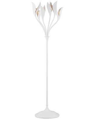 Currey & Company Snowflower Floor Lamp