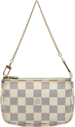 Louis Vuitton 2006 Damier Azur Mini Pochette Accessoires handbag - White
