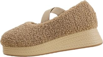 Generic Khaki Womens Fashion Wedge Heels for Fall and Winter with Wrap Design Comfortable and Height-Enhancing Ideal for Outdoor