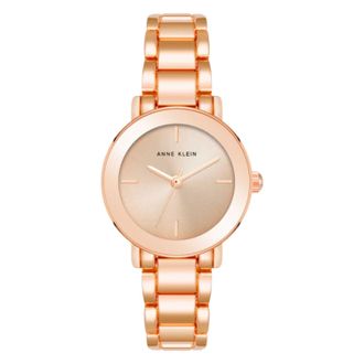 Anne Klein Womens Classic Rose gold Dial Watch