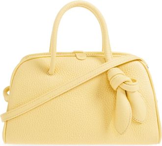 Jacquemus Turismo Kleine Tas - Dames - Handtassen - Geel - ONE Size - Leer - Tassen