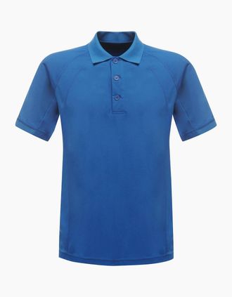 Regatta Mens Regatta Hardwear Mens Coolweave Short Sleeve Polo Shirt - Blue - Size: 44
