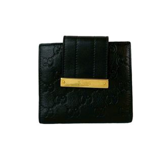 Gucci Black Leather Wallet (Bi-Fold) (Pre-Owned)