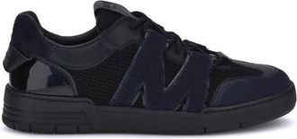 Moschino Black Calf Leather Bos Taurus Athletic Womens Sneakers