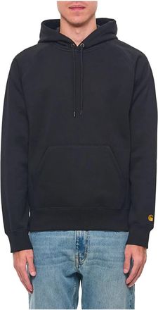 Carhartt Work in Progress Hooded Chase Sweatshirt - Heren - Hoodies - Zwart - M - Katoen - Hoodies & sweatvesten
