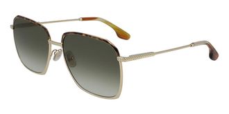 Victoria Beckham VB207S 700 Womens Sunglasses Gold Size 59