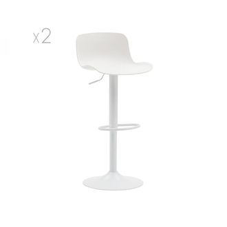 Zanini Design Rotatable stool BORA BORA white