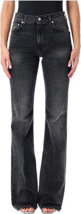 Haikure Flora Flared Jeans - Dames - Flared Jeans - Zwart - W25 - Katoen - Jeans